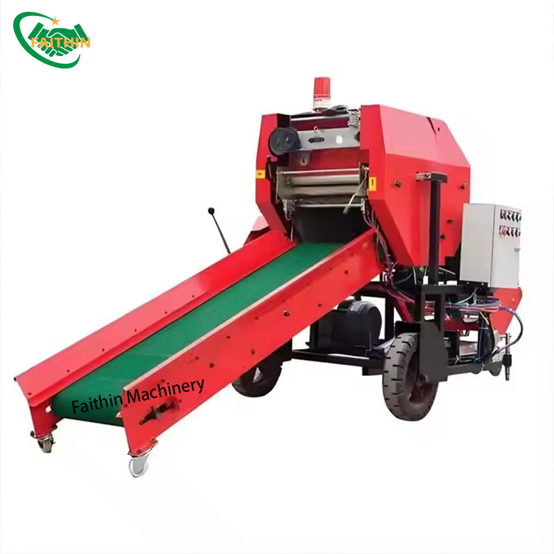 Corn Silage Baler Machine Silage Making And Bailing Machine Alfalfa Hay Wrapping Silage Baler - 副本
