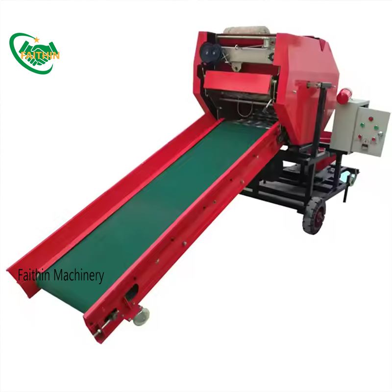 Multifunctional Silage Packing Vacuum Machine 25kg-50kg With High Quality Dry And Green Grass Baler Machine 