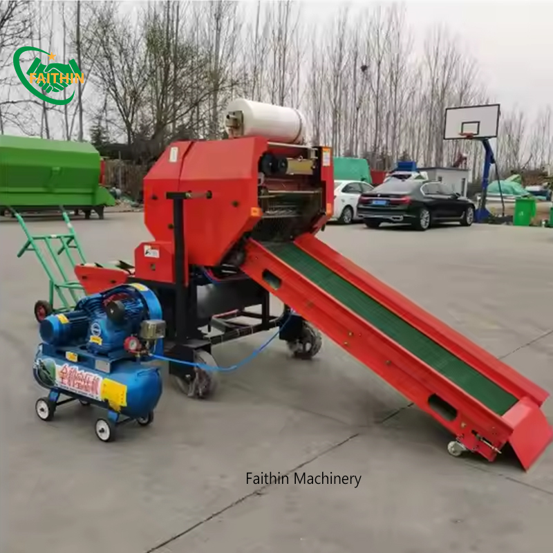 Hot Selling Diesel Straw Machine Hay Baler Corn Straw Baling Machine Grass Baling Machine