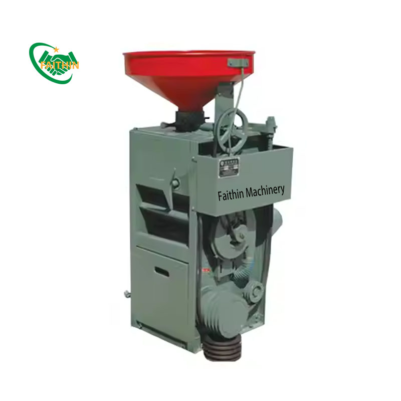 Home Use Rice Husk Polishing Machine Rubber Roller And Iron Roller Combined Paddy Rice Husker Machine Rice Mill Machine