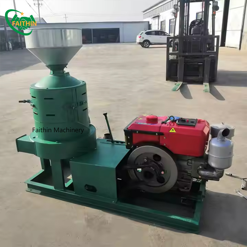 Buckwheat Wheat Oats Grains Peeling Peeler Hulling Machine Corn Maize Peeling Machine 