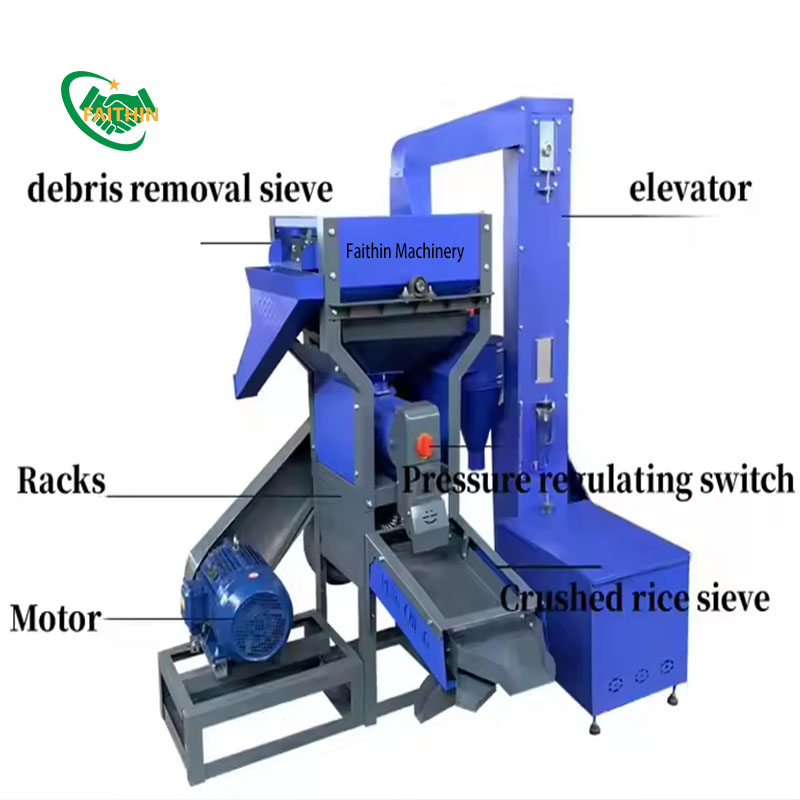 Factory Manufacturers Diesel Rice Mills To Remove Impurities And Stones From Rice Mills Automatic Mini Rice Mill Machine Rice Mill Machine