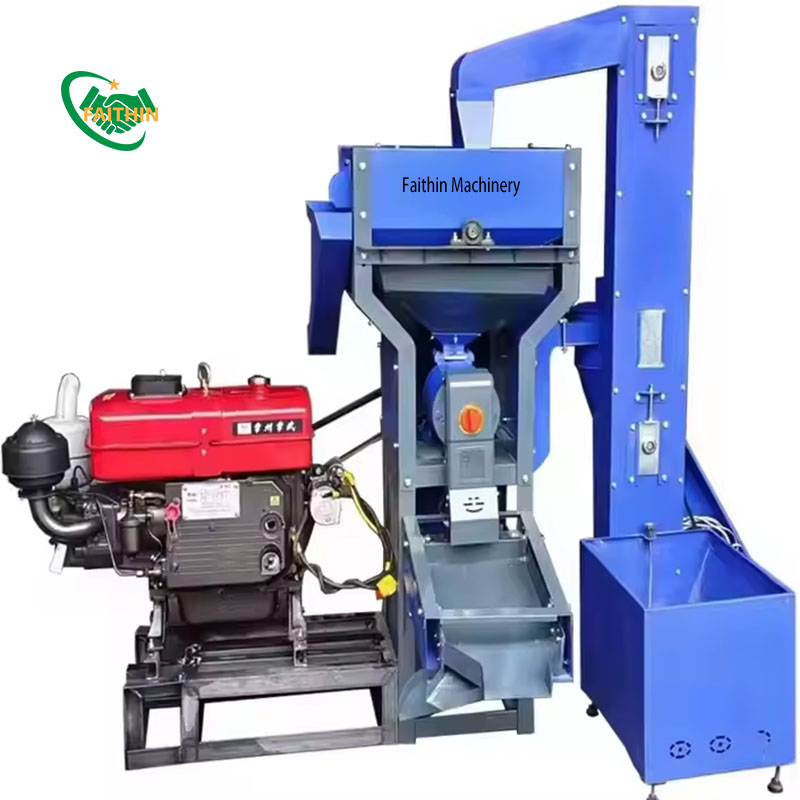 High Quality Paddy Automatic Milling Machine Rice Mill And Huller Rice Mill Machine 