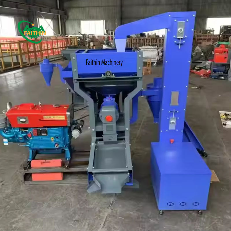 High Capacity 500-600kg Rice Mill Chinese Factory Directly Supply Combined Rice Milling With Destoner Rice Mill Machine