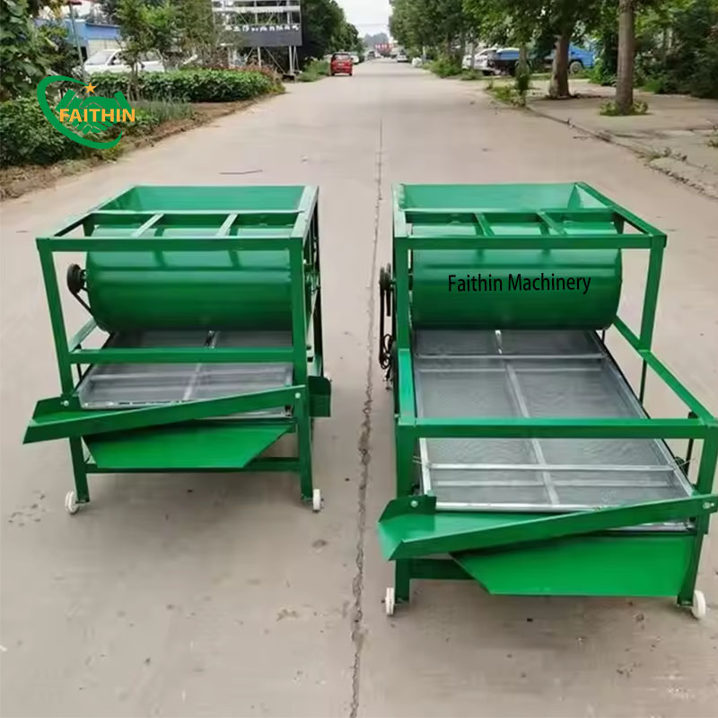 Rapeseed Impurity Removal And Cleaning Machine Rice Screening Machine Blowing Type Grain Cleaning Machine Electric Screen Machine 