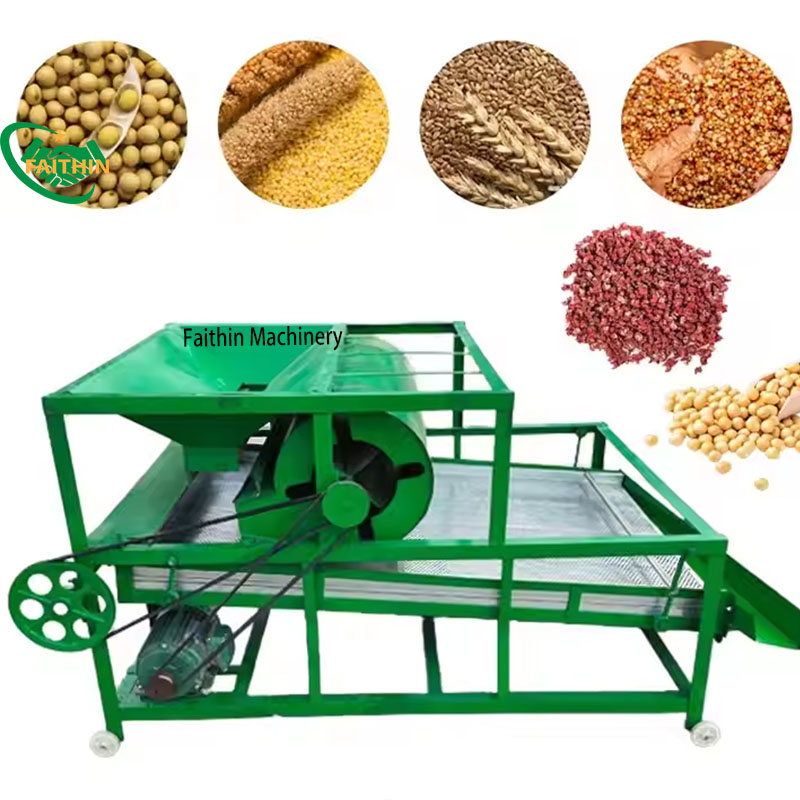 Food Sieve Machine Vibrating Electric Screen Shock Large Granular Material Screening Machine Double Layer Sieves Electric Screen Machine