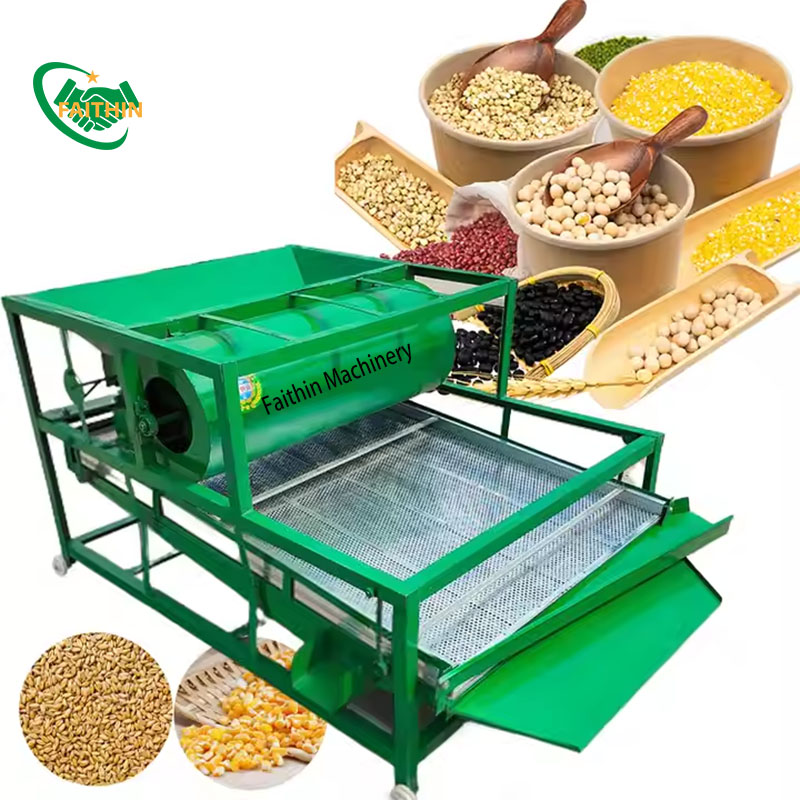 Automatic Farm Use Cleaning Wheat Cleaning Machine Air Screen Wheat Grain Seed Cleaner Machine Electric Screen Machine