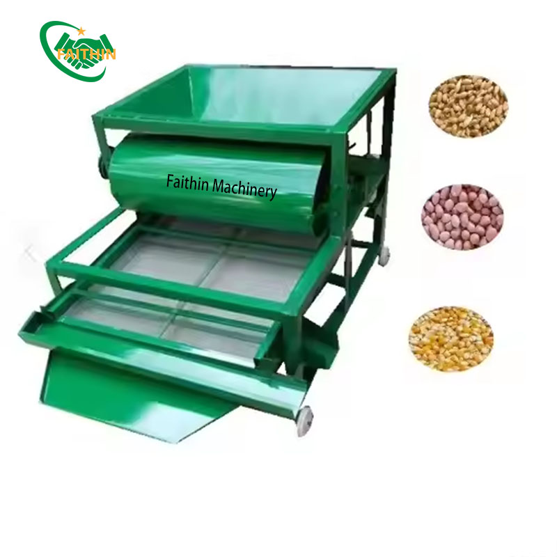 Hot Sale Agricultural Equipment Farming Processing Grain Sorting Seed Cleaner Vibration Screening Machine Electric Screen Machine