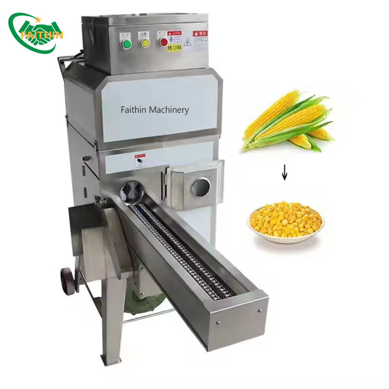 Electrical Corn Thresher Maize Sheller Thresher Sweet Corn Peeler Machine Fresh Corn Thresher Machine