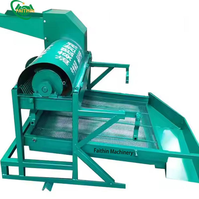 Home Use Sunflower Threshing Machine Diesel Version Sunflower Sheller Oil Sunflower Seeds Thresher Sunflower Thresher