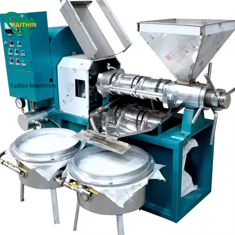 Hot-Press Oil Press Sesame Seed Sunflower Oil Mill Machine Coconut Oil Press Machine