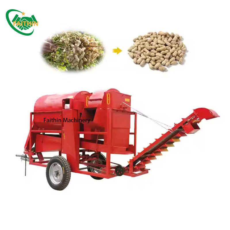 Automatic Groundnut Harvesting Machine China Peanut Combine Harvester Peanut Picker