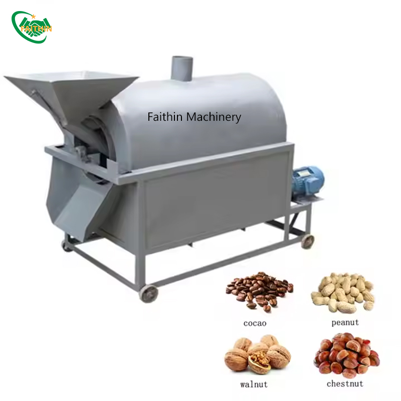 Peanut Pumpkin Sunflower Seed Roaster Machine Corn Soybean Sesame Shestnut Cashew Nut Coffee Bean Nut Roaster Machine