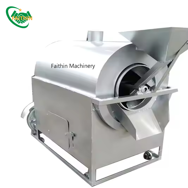 Automatic Large Capacity Sunflower Seed Roaster Frying Grain Roaster Machine