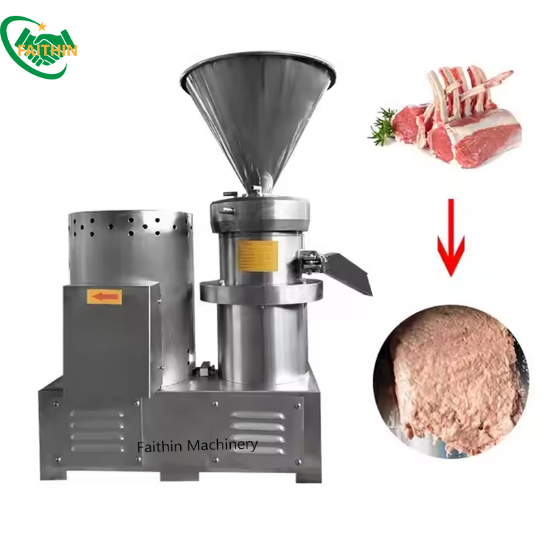 4.Wide Application Stainless Steel Peanut Butter Colloid Mill Machine Colloid Mill For Meat Peanut Mill Sauce Butter Cheese