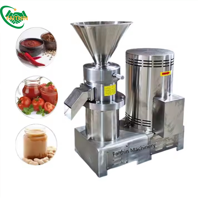 High Yield Automatic Paste Grinder Machine Stainless Steel Nut Tahini Peanut Butter Machine
