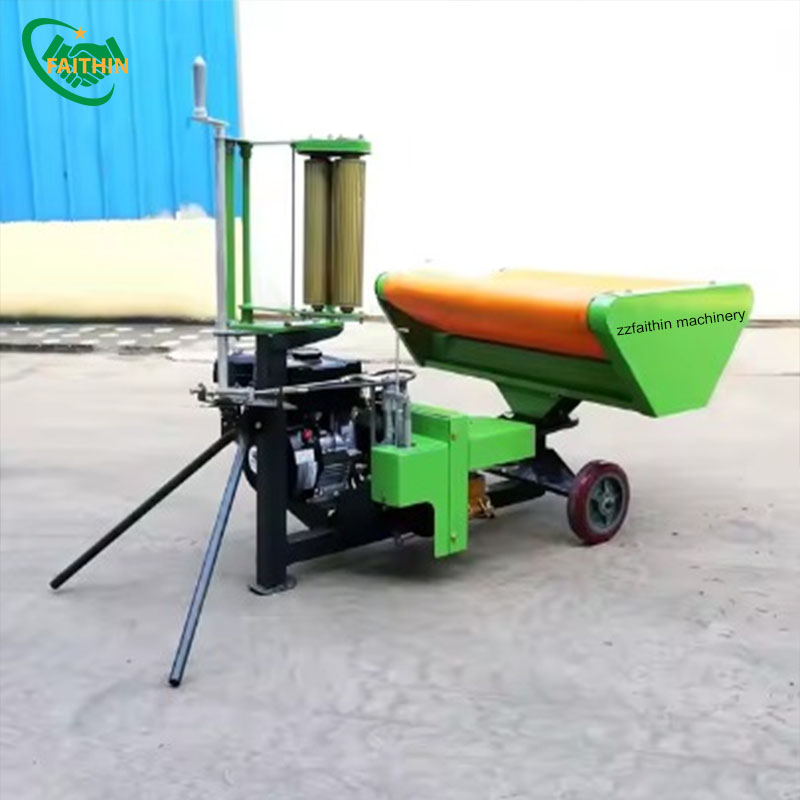 Mini Round Hay Silage Bale Wrapper Pine Straw Baler Machine for Sale No reviews yet