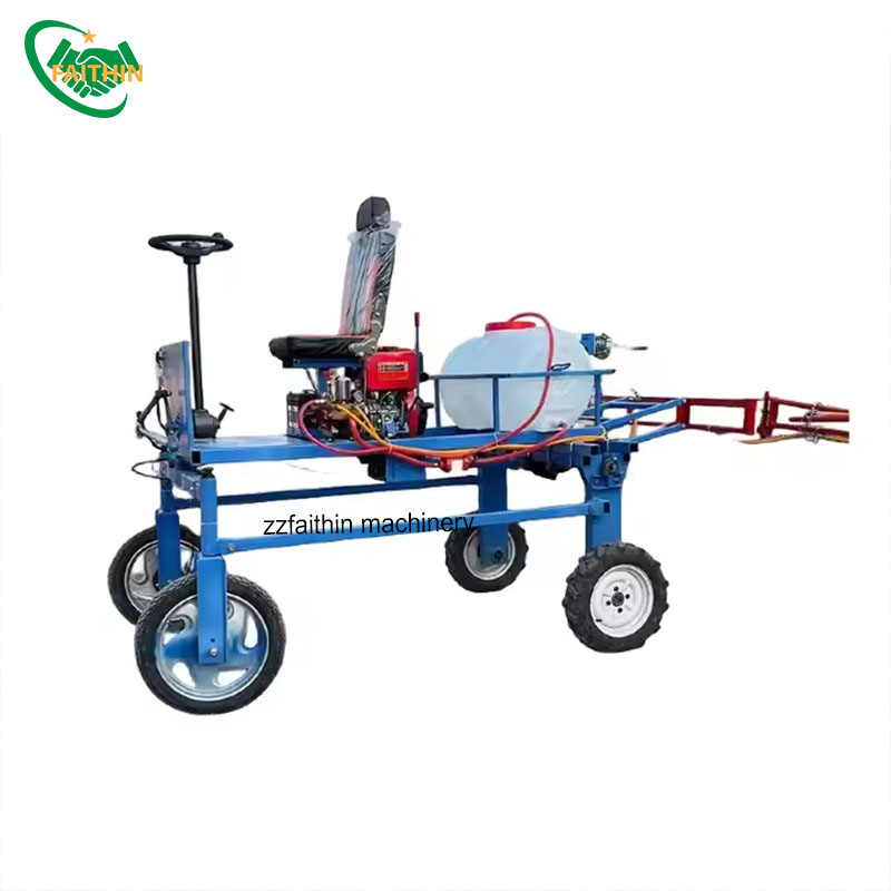 Self-propelled Four-wheel Spraying Machine, Vegetable and Corn Field Insecticide Spraying Machine